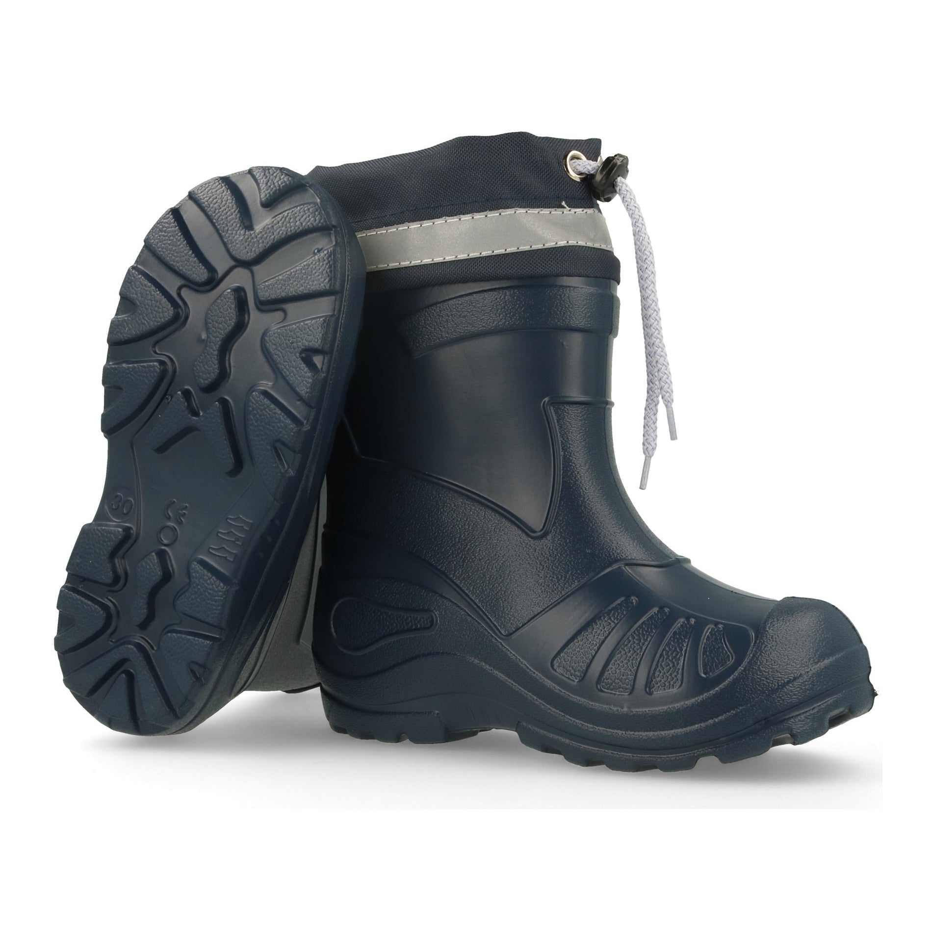 Gordano 050K EVA Reflection Light Kids Girls Wellington Boots Rainy Snow Wellies