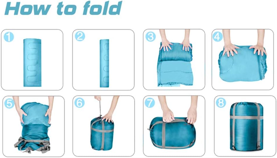 Meteor - Snooze Sleeping Bag – Camping Equipement – Compact Travel Gear for Hiking, Sleepover – Winter, Spring, Summer or Fall