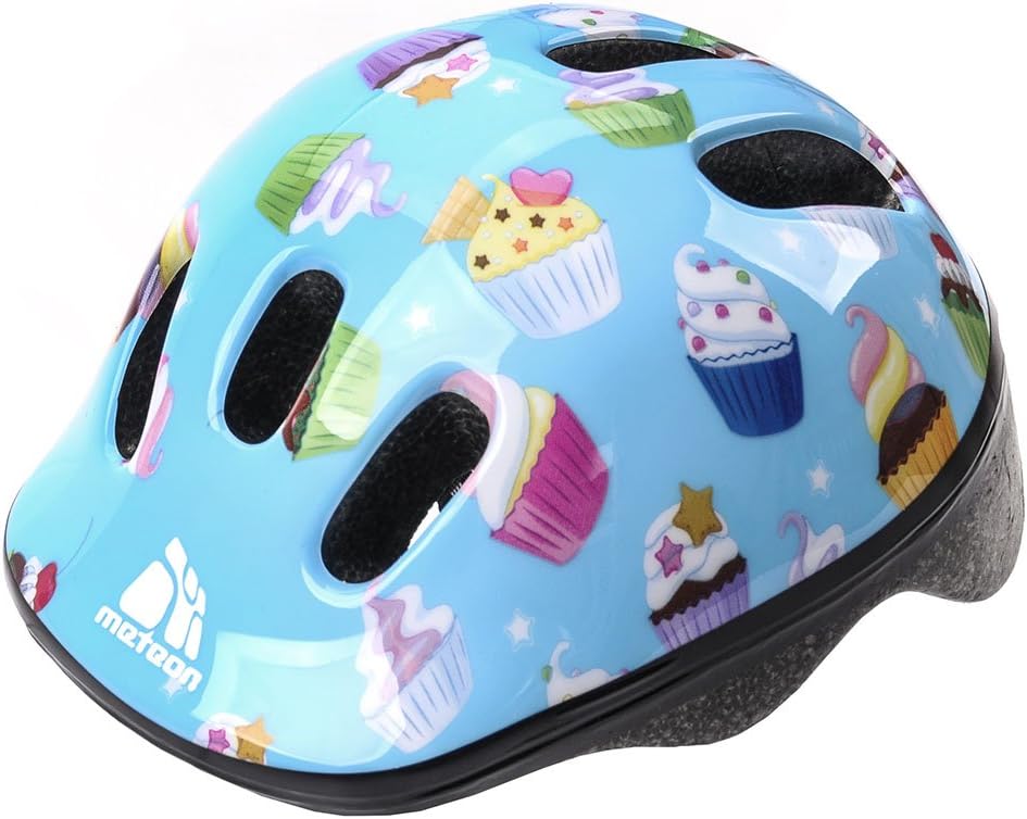 Helmet For Baby Kids Toddler Childrens Boys Girls Cycle Safety Crash Small Sizes Child MTB Bike Bicycle Skateboard Scooter Lightweight Adjustable Breathable MV62