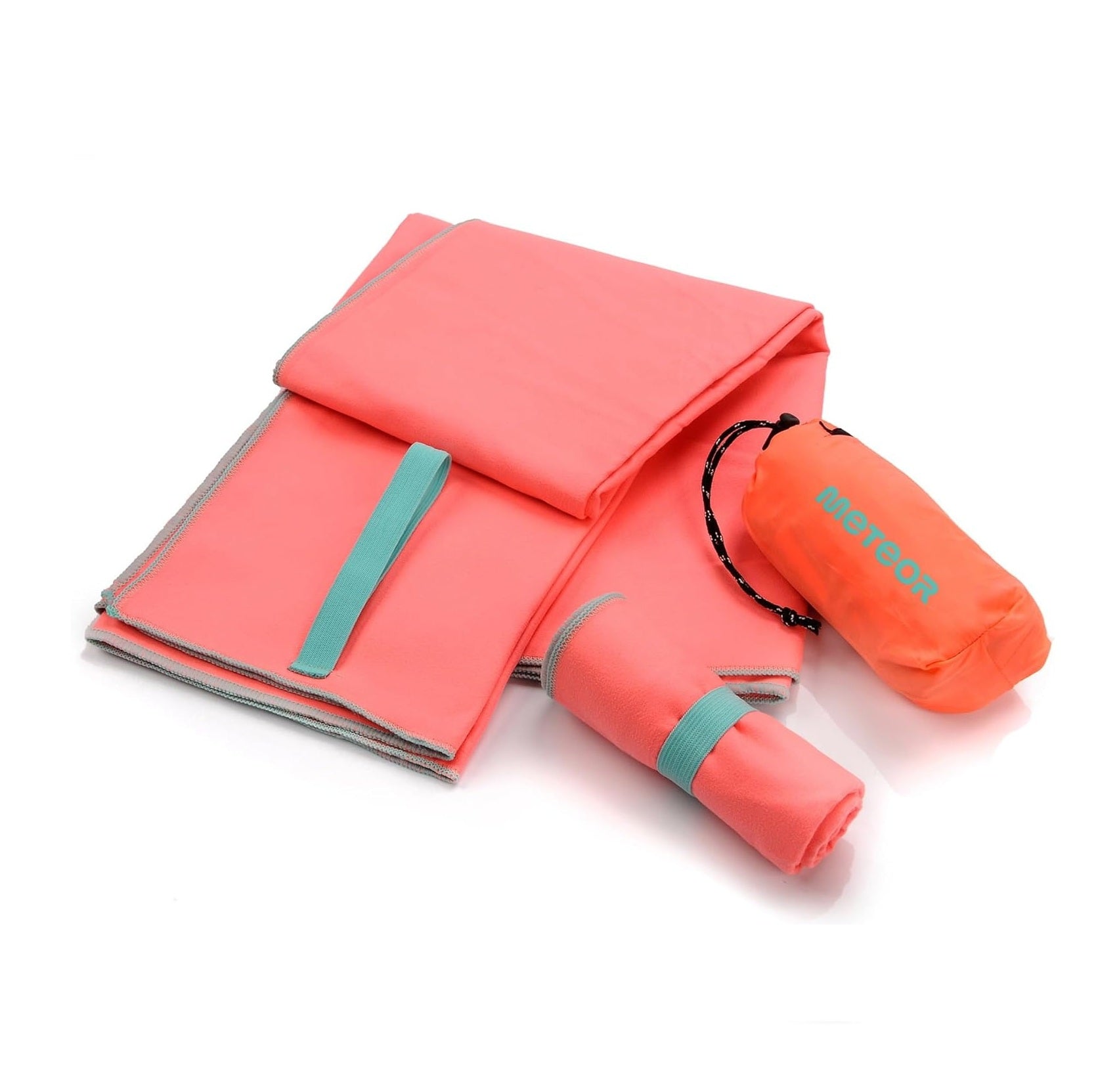 Meteor microfibre towel – Lightweight travel towel for gym, swimming, backpacking – Compact & quick-dry gym towels with carry pouch – Travels Ideal for everyday use and trips
