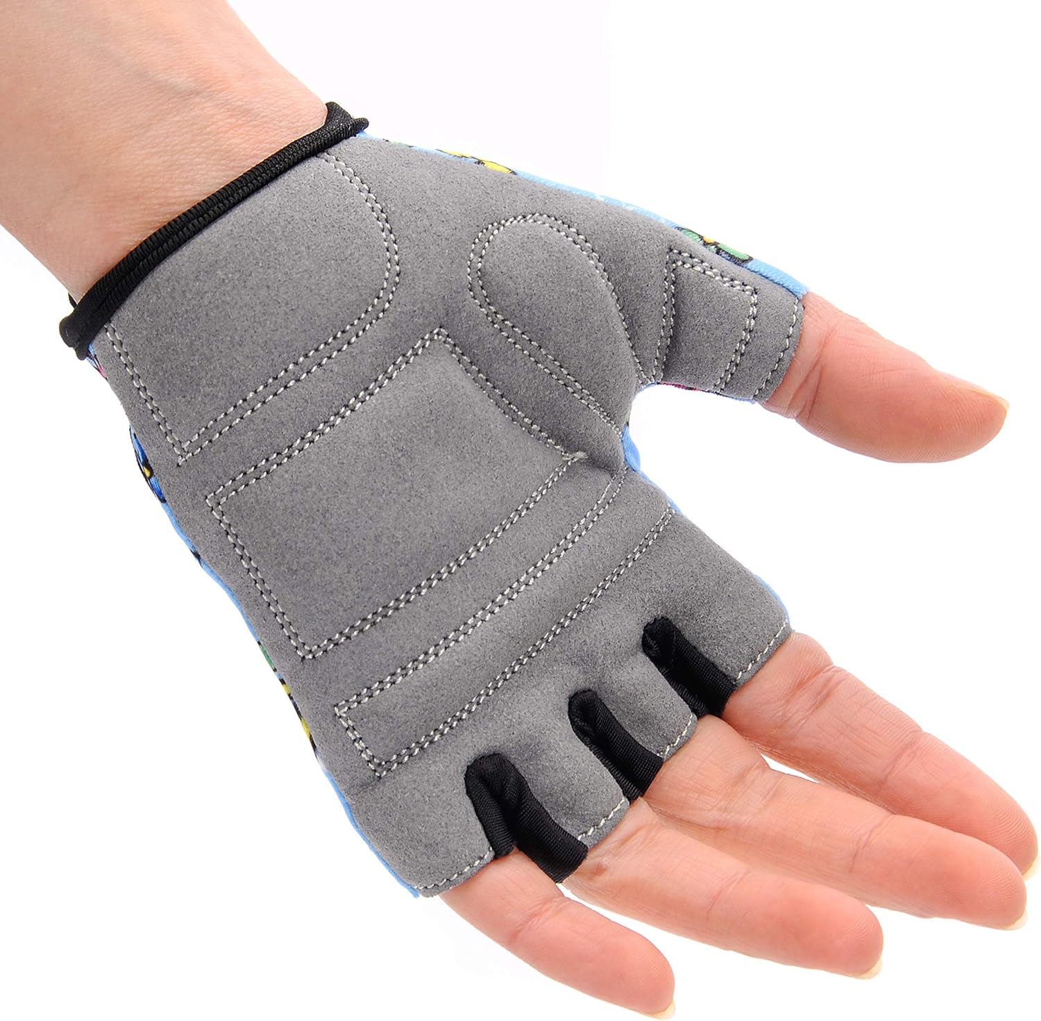 Meteor Kids Cycling Gloves – Breathable, Non-Slip Bike Gloves for Boys & Girls, Lightweight with Soft Padding for Comfort & Safety – Ideal for Cycling, Scooter & Outdoor Sports