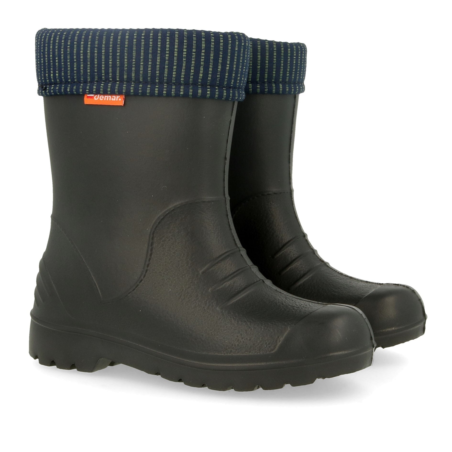 Demar Dino EVA Toddler Wellington Boots Wool Lined Kids Boys Girls Winter
