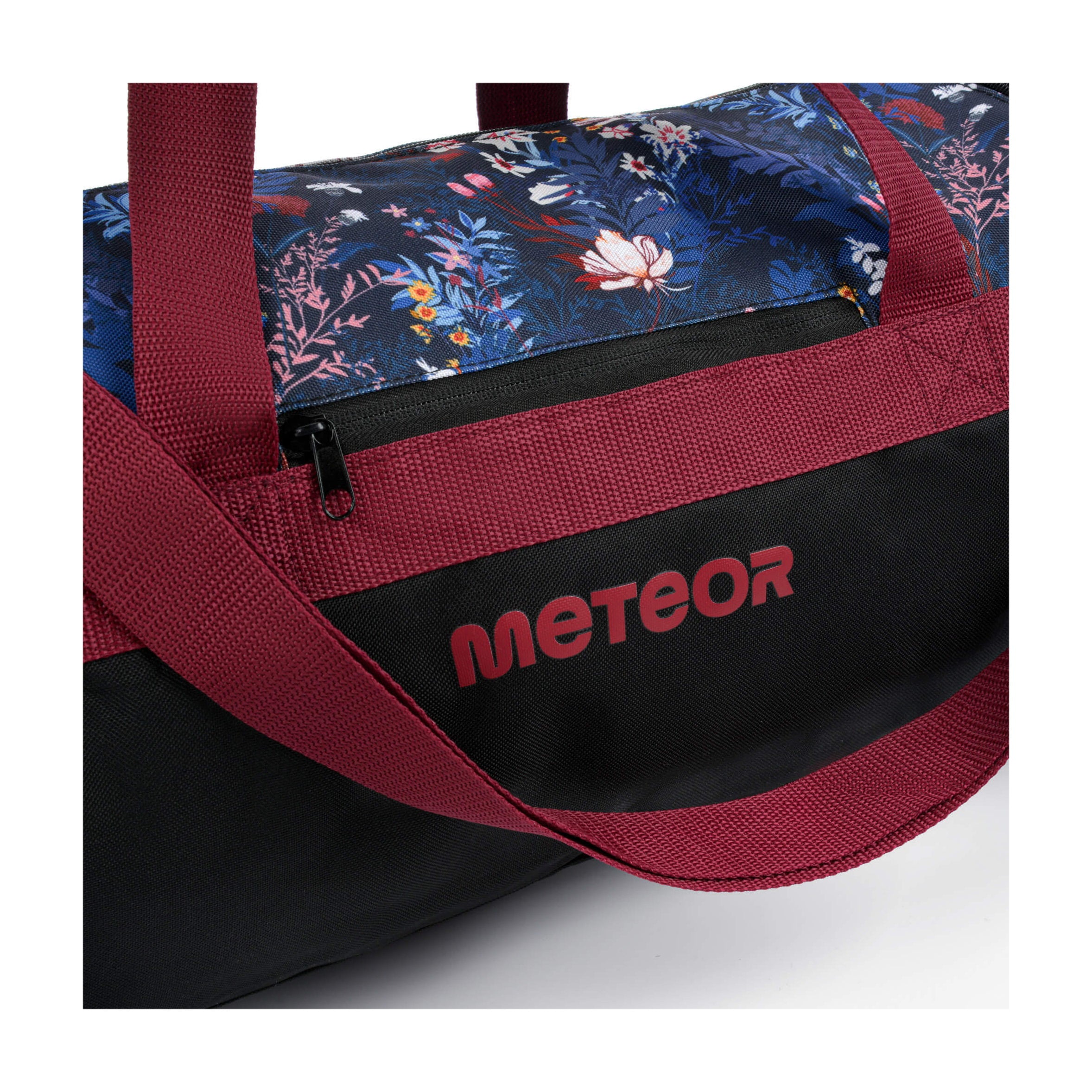 Meteor Sirin 25L Gym Duffel Cabin Holdall Bag - Lightweight Sports Luggage with Shoe Compartment, Shoulder Strap, Underseat Hand Size for Travel Workout Weekend Overnight
