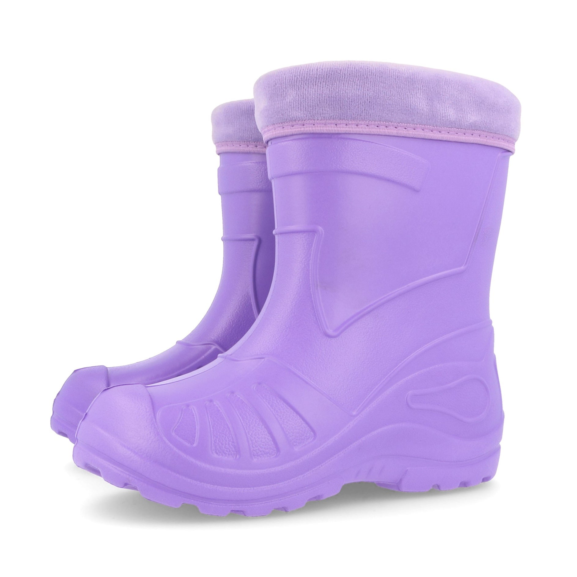 Gordano 050 Ultra Light EVA Kids Girls Wellington Boots Rainy Snow Wellies Red Very Warm Liners