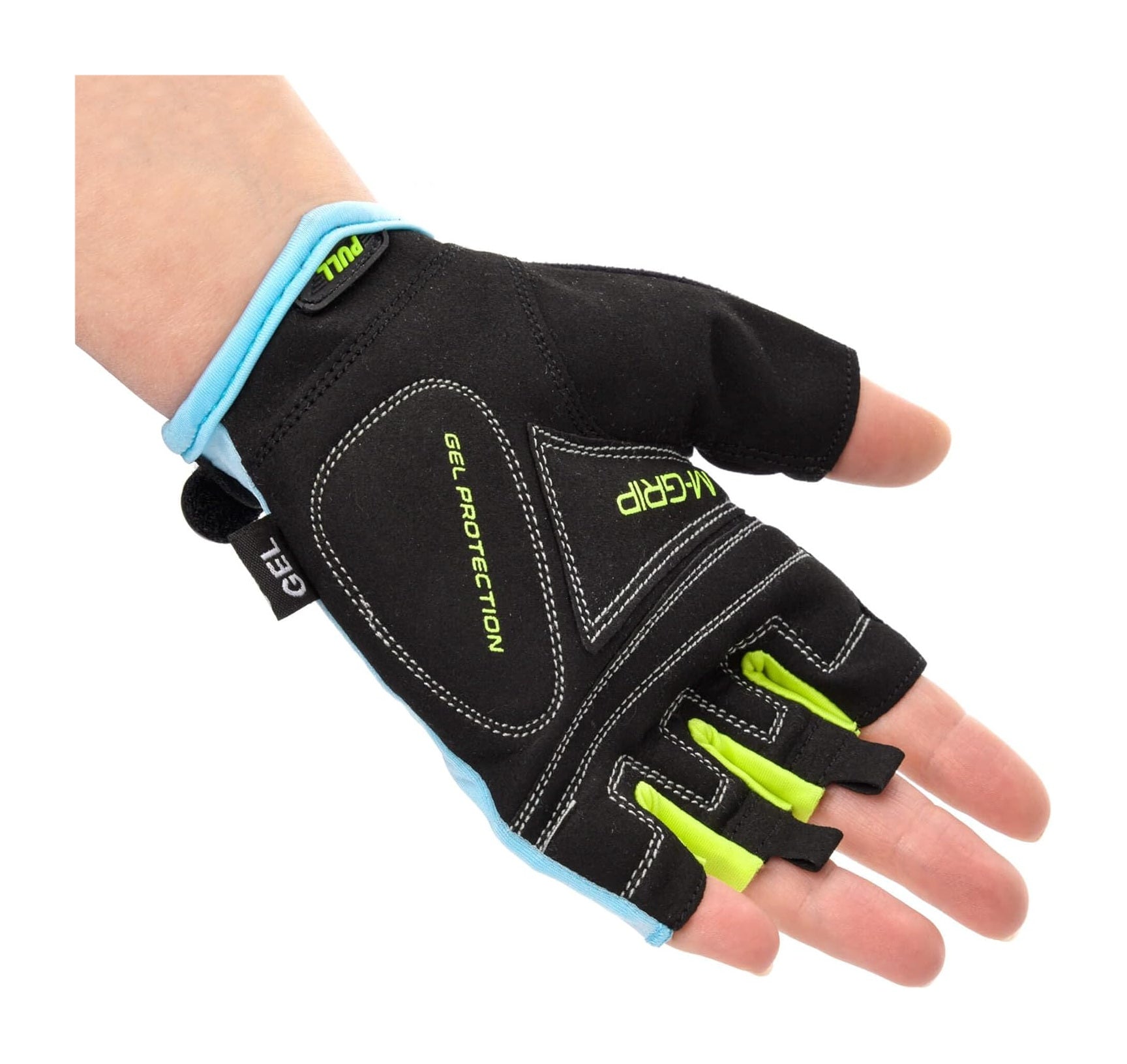 Meteor Gel GX35 Fingerless Cycling Gloves – Breathable, Anti-Slip – Kids & Adult