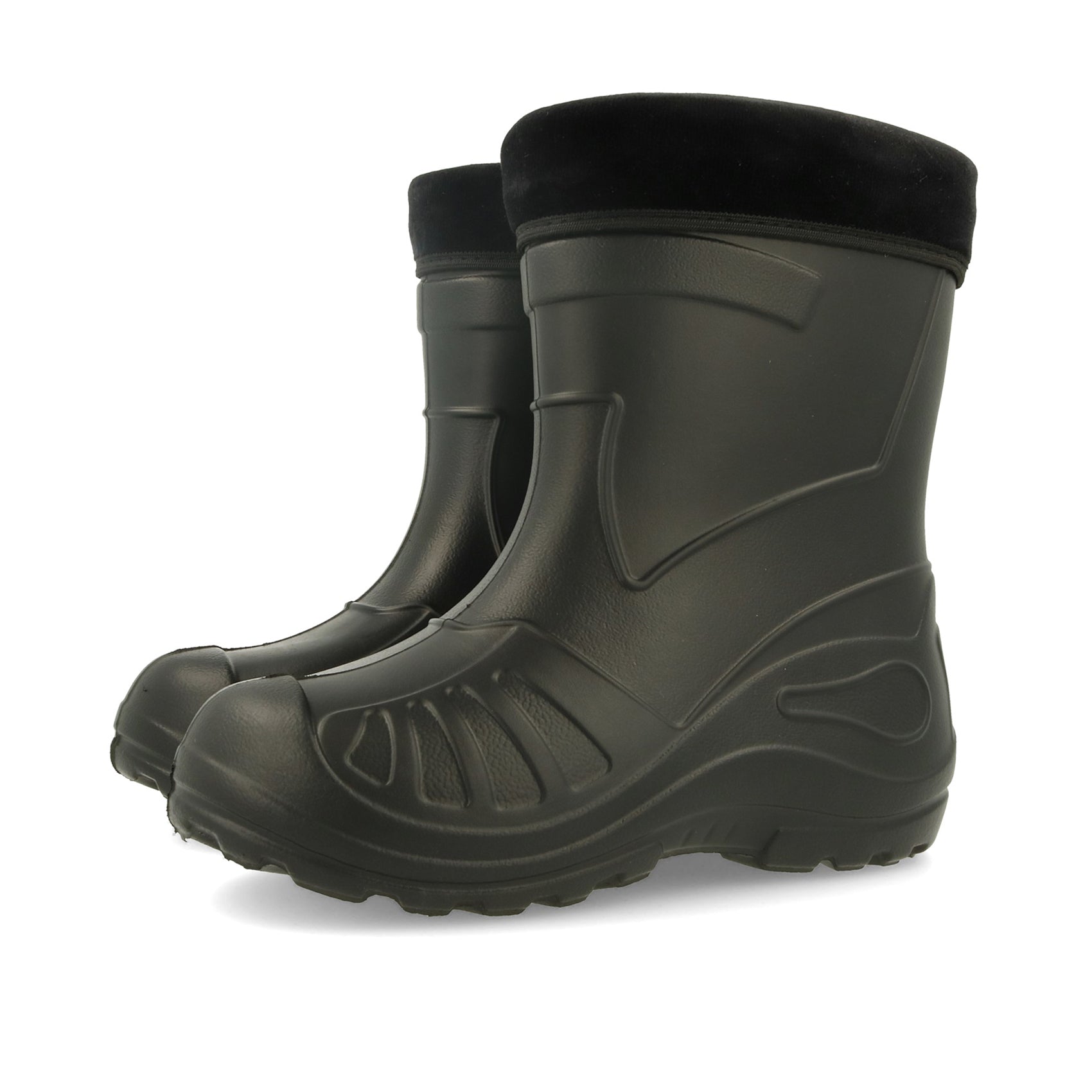 Gordano 050 Ultra Light EVA Kids Girls Wellington Boots Rainy Snow Wellies Red Very Warm Liners