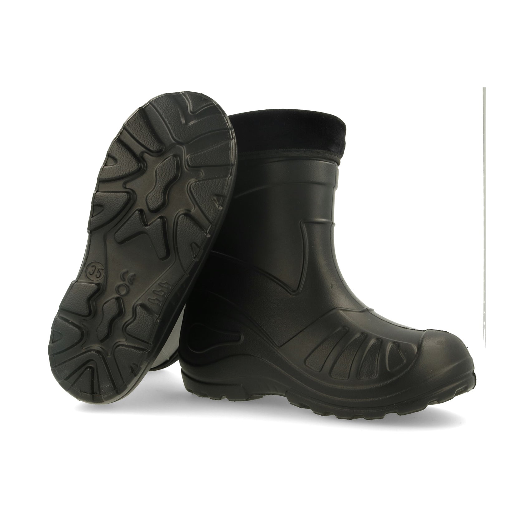 Gordano 050 Ultra Light EVA Kids Girls Wellington Boots Rainy Snow Wellies Red Very Warm Liners