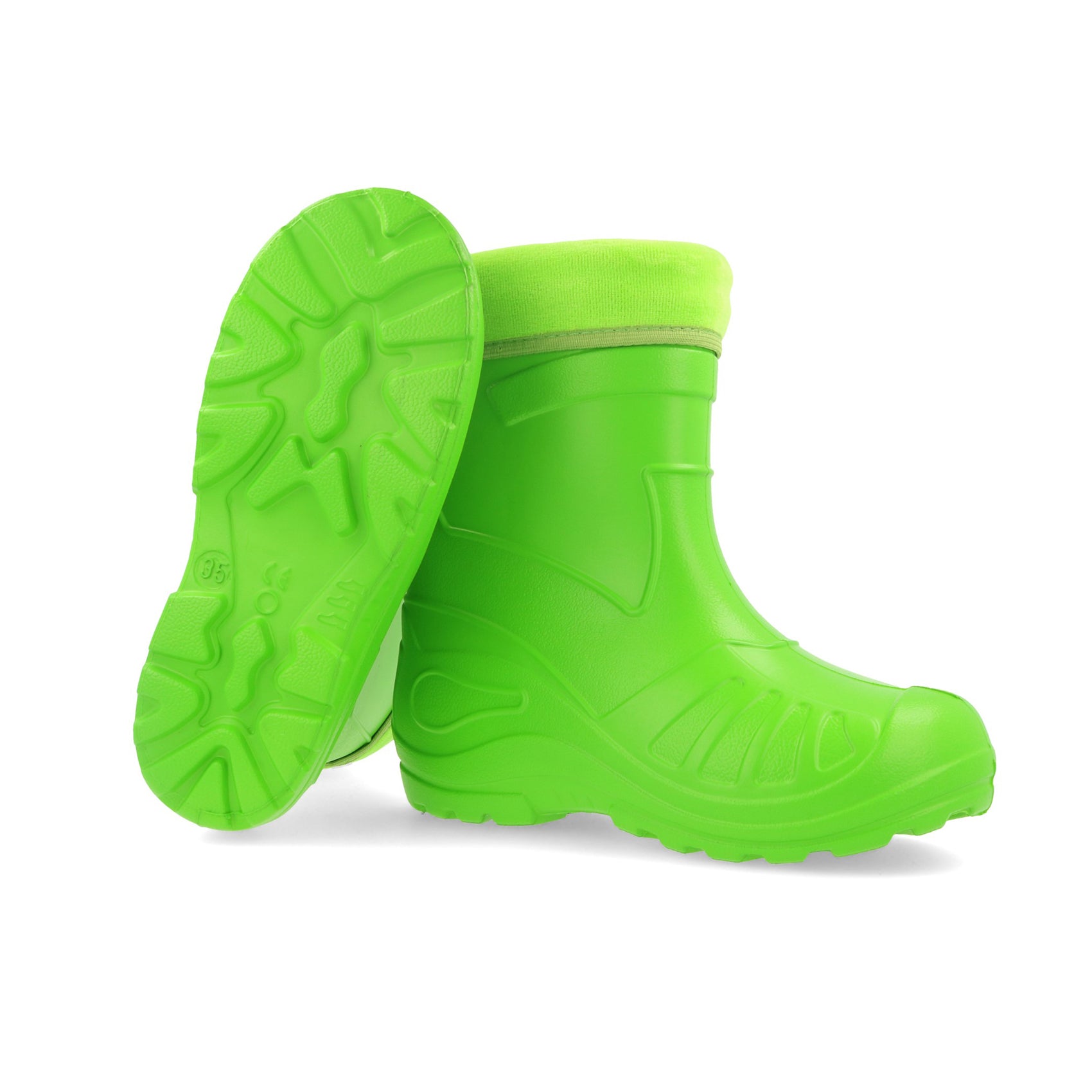 Gordano 050 Ultra Light EVA Kids Girls Wellington Boots Rainy Snow Wellies Red Very Warm Liners