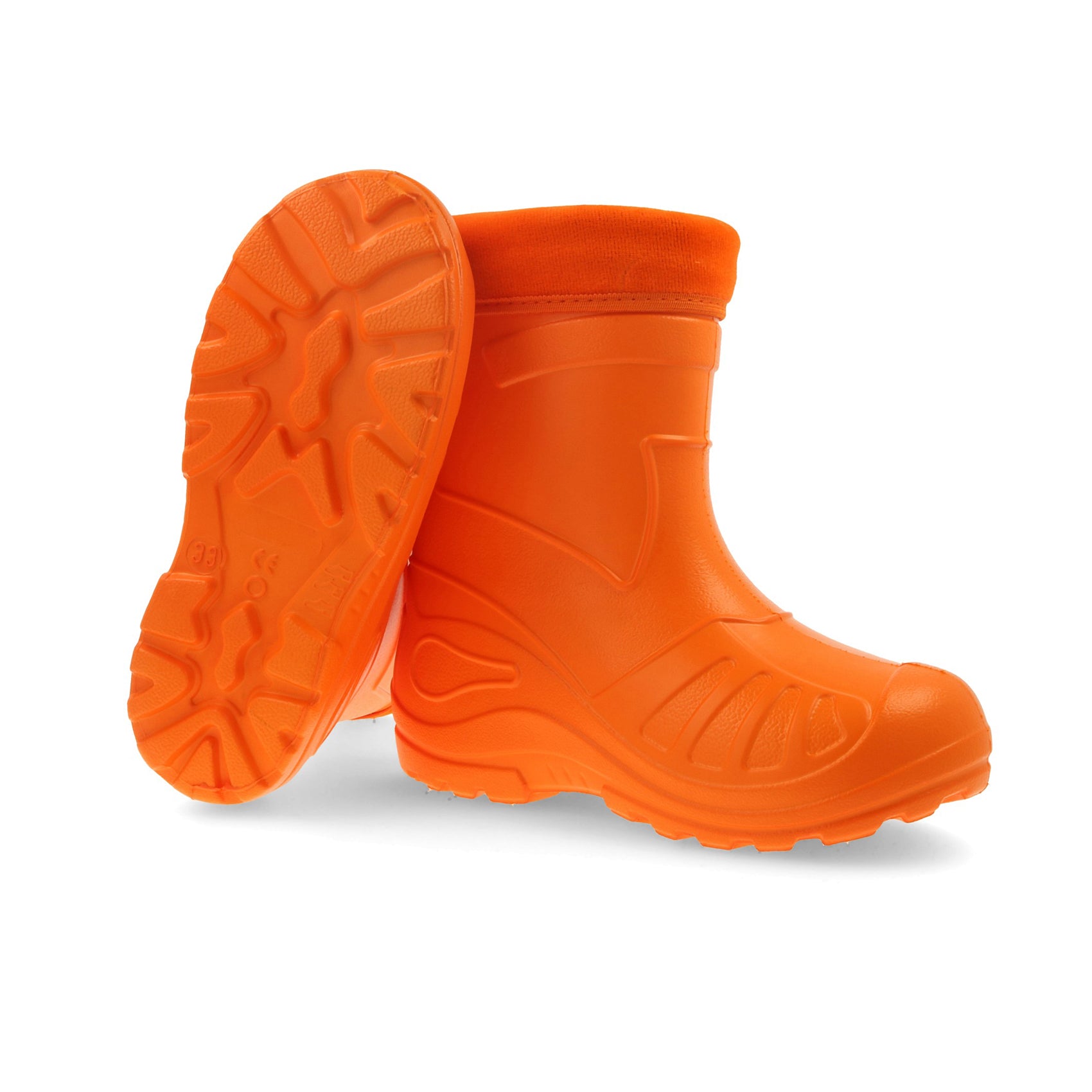 Gordano 050 Ultra Light EVA Kids Girls Wellington Boots Rainy Snow Wellies Red Very Warm Liners