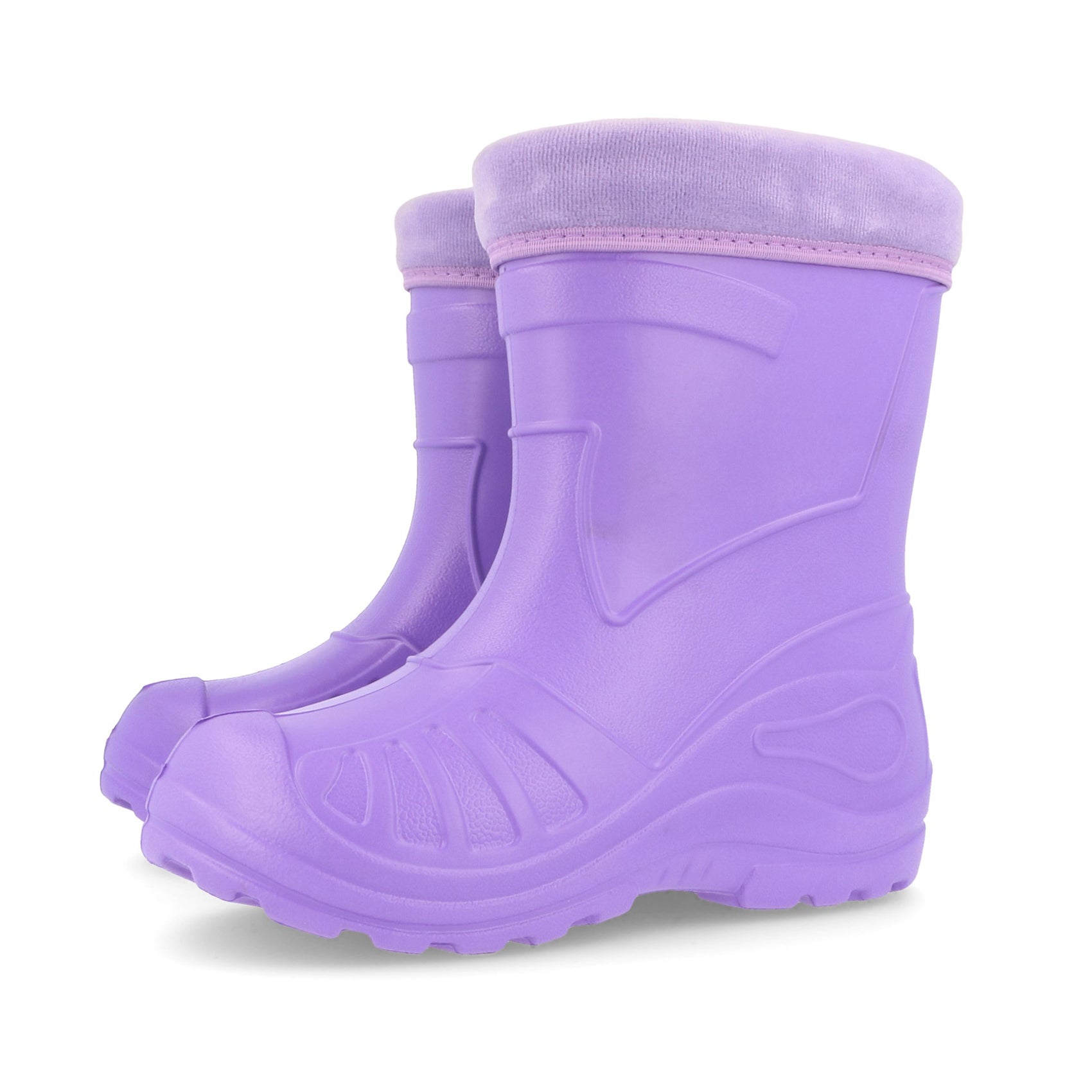 Gordano 050 Ultra Light EVA Kids Girls Wellington Boots Rainy Snow Wellies Red Very Warm Liners