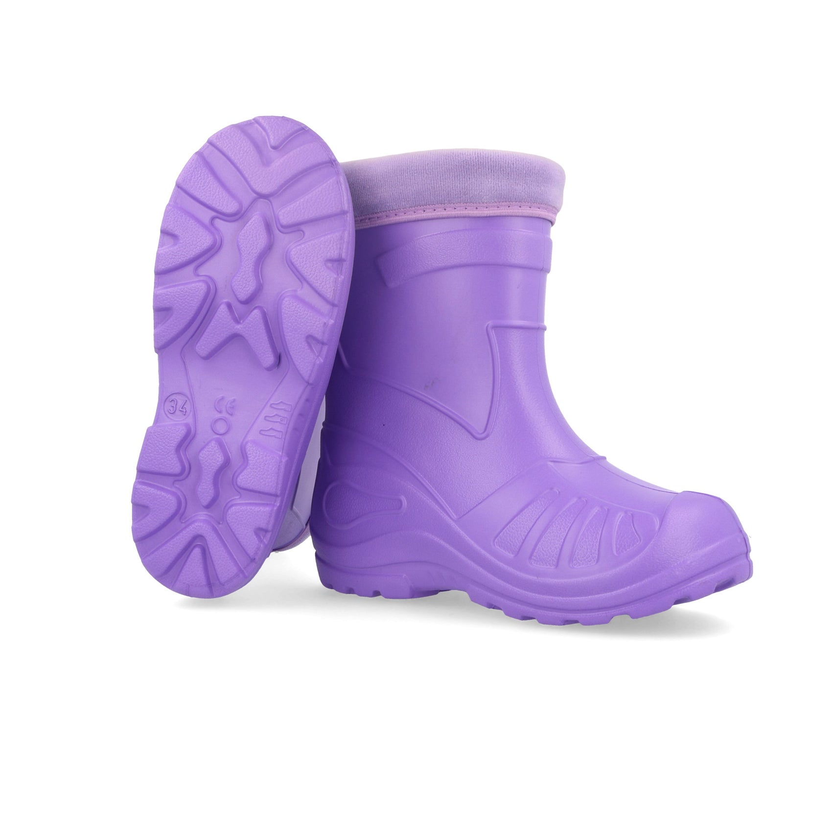 Gordano 050 Ultra Light EVA Kids Girls Wellington Boots Rainy Snow Wellies Red Very Warm Liners