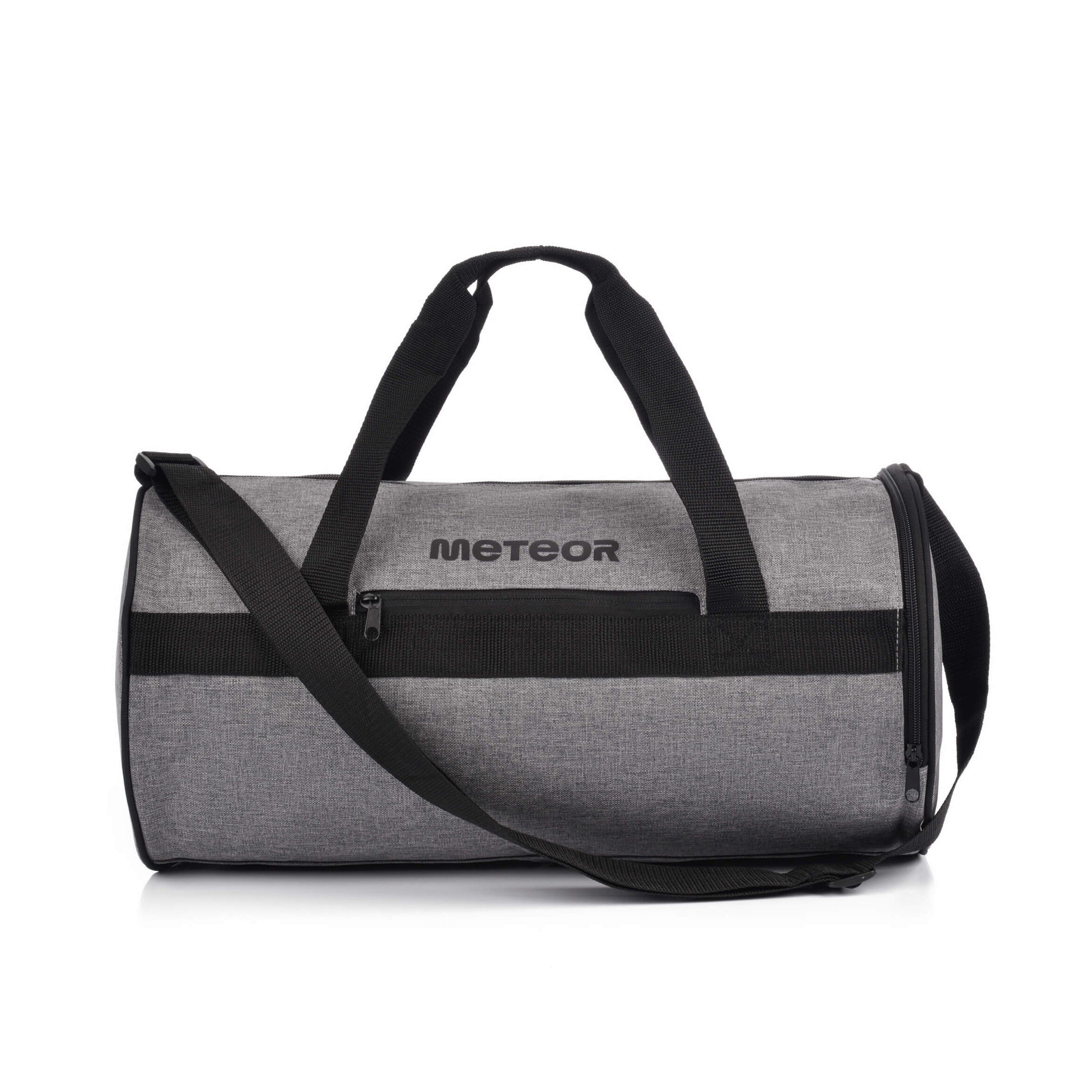 Meteor Sirin 25L Gym Duffel Cabin Holdall Bag - Lightweight Sports Luggage with Shoe Compartment, Shoulder Strap, Underseat Hand Size for Travel Workout Weekend Overnight