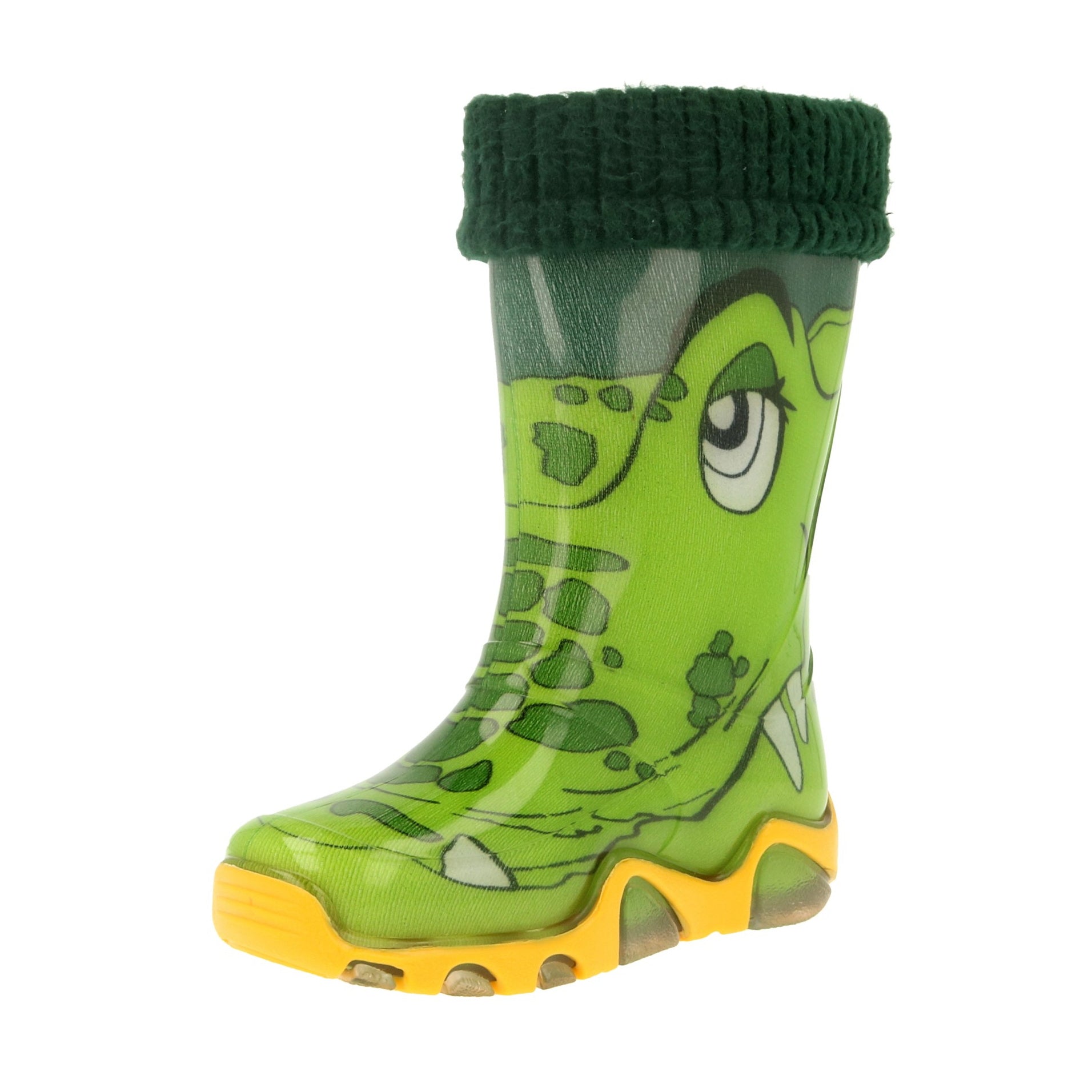 Demar Toddler Wellington Boots Boys Girls Lined Children Wellington Boots