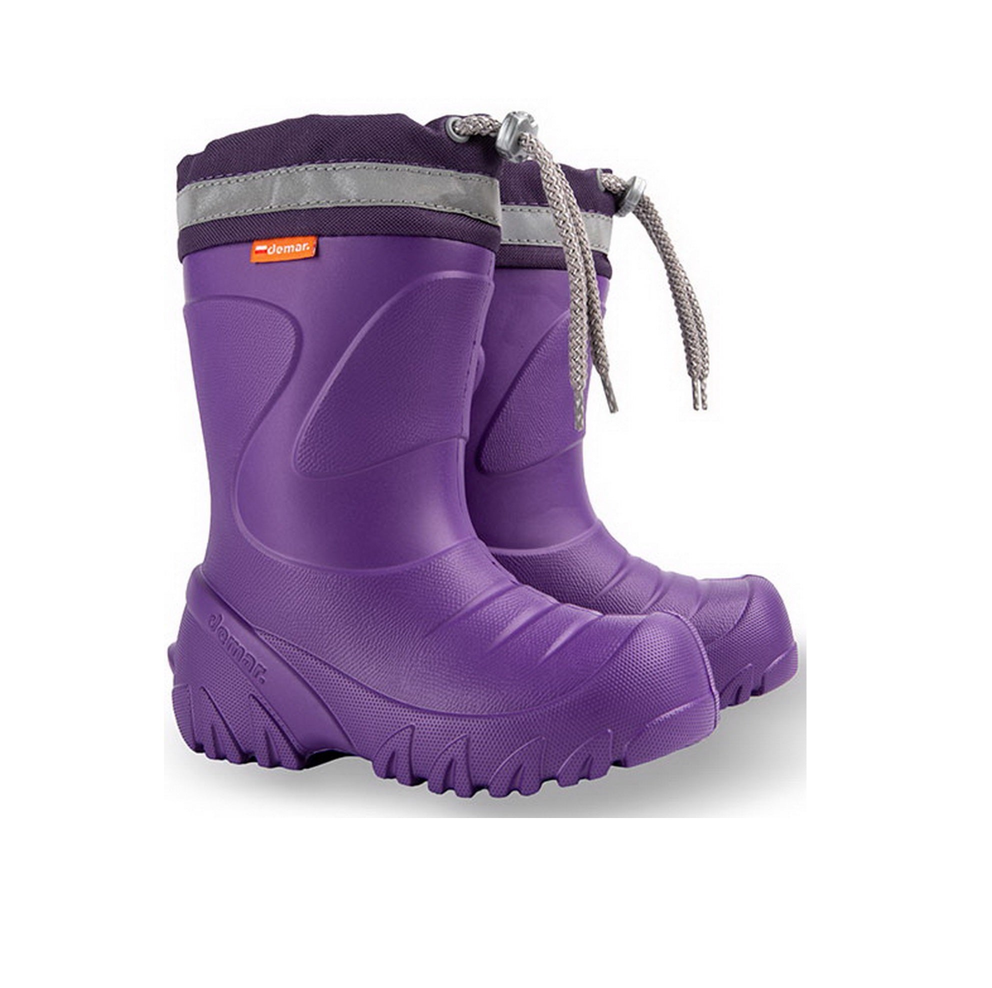 Demar Mammoth Toddler Wellington Boots Boys Girls Warm Wool-Lined Children Wellington Boots