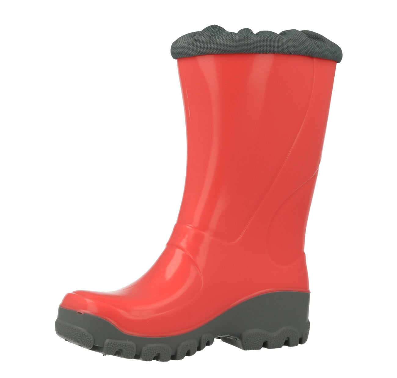 Kids Girls Wellies for Rain & Snow, Rain boots, Muflon fluo RenBut