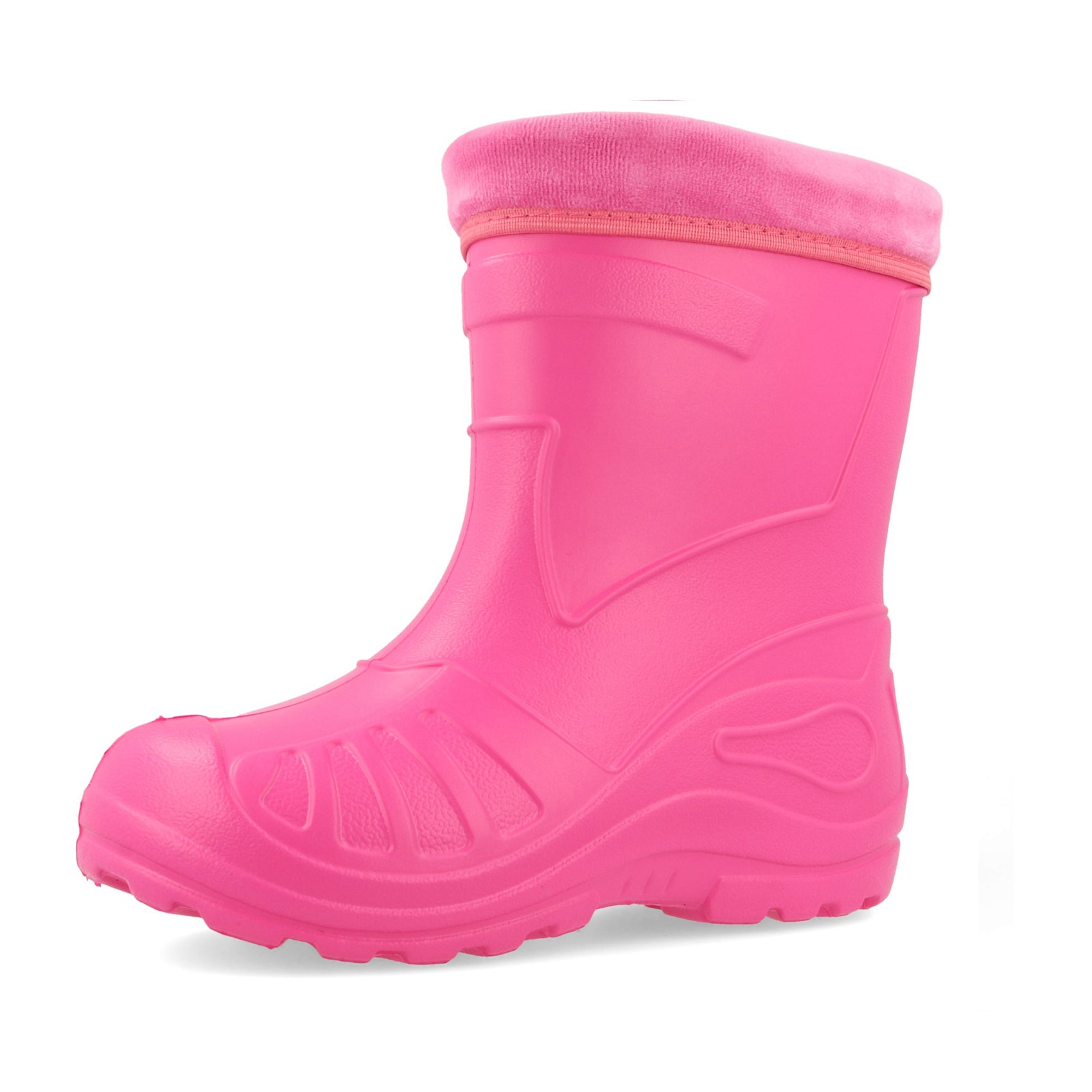 Gordano 050 Ultra Light EVA Kids Girls Wellington Boots Rainy Snow Wellies Red Very Warm Liners