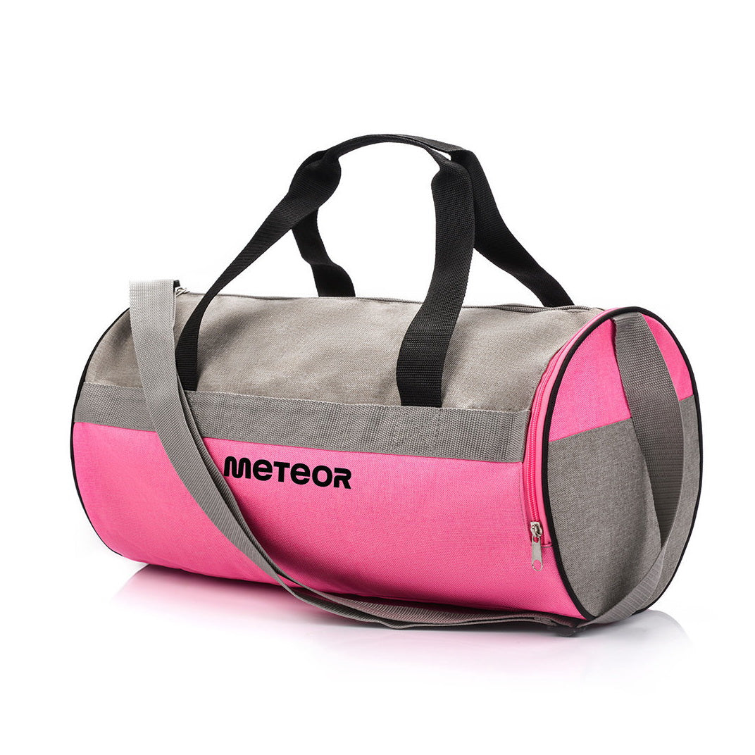 Meteor Siggy 25L Gym Duffel Cabin Holdall Bag - Lightweight Sports Luggage with Shoe Compartment, Shoulder Strap, Underseat Hand Size for Travel Workout Weekend Overnight
