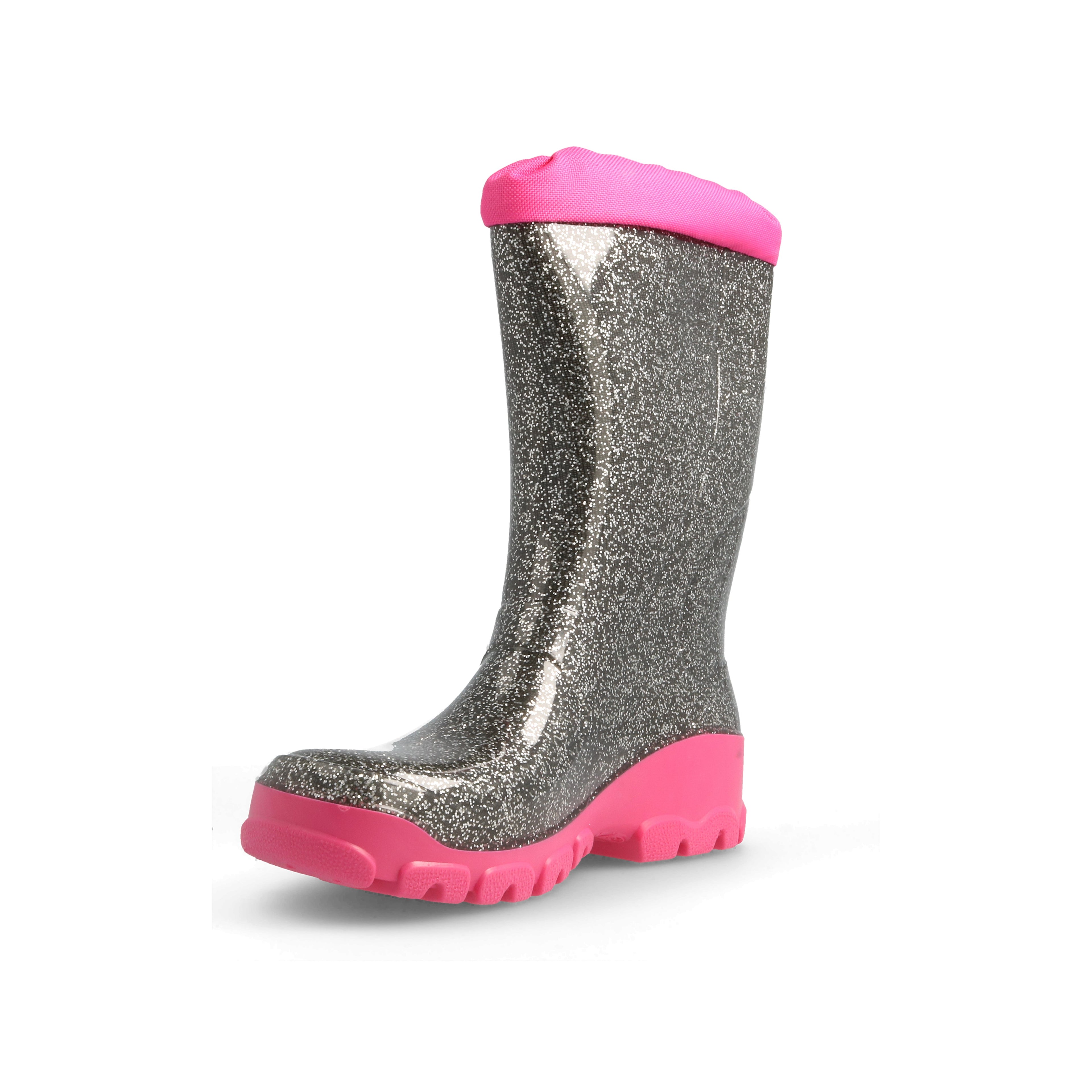 Kids Girls Wellies for Rain & Snow, Rain boots, Muflon fluo RenBut
