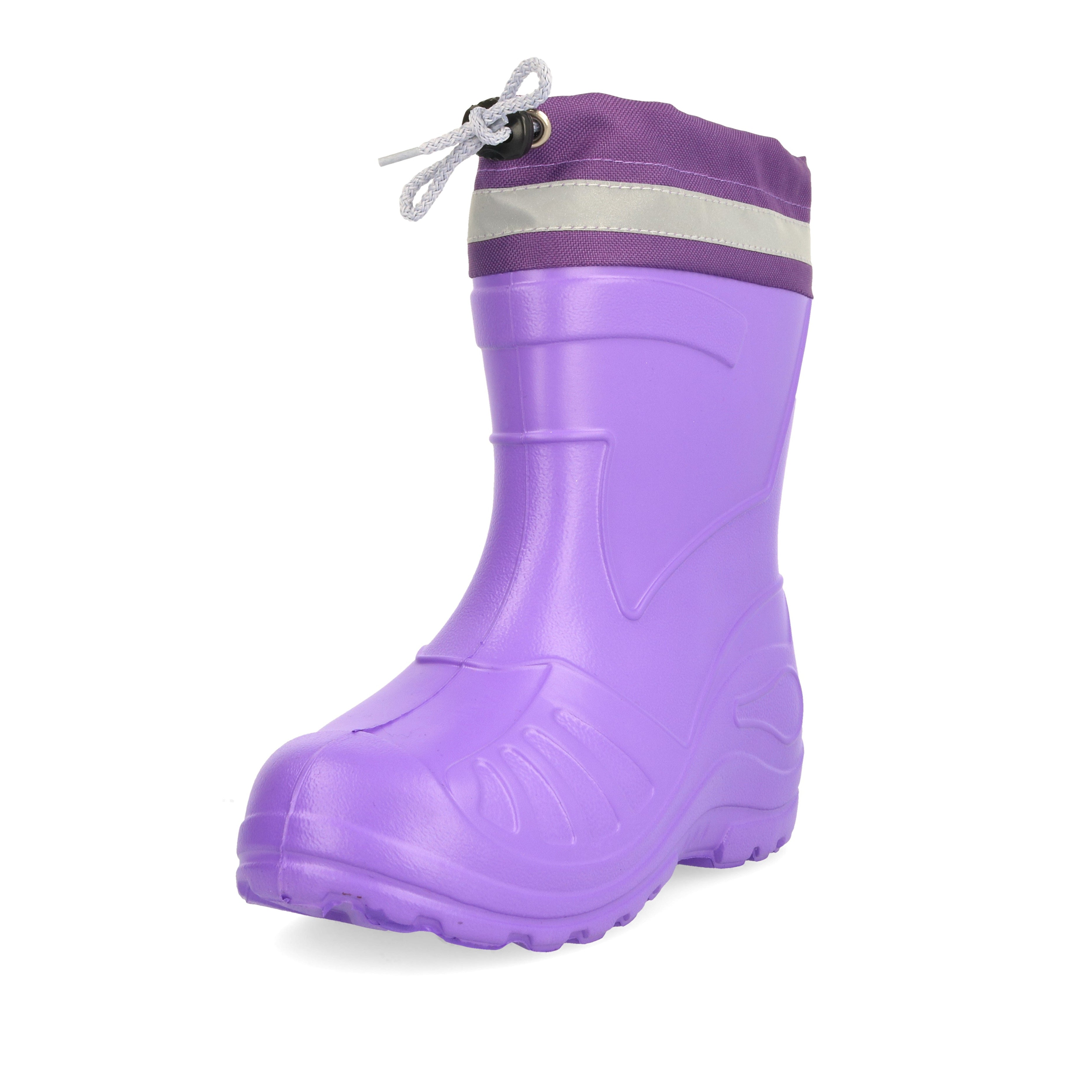 Gordano 050K EVA Reflection Light Kids Girls Wellington Boots Rainy Snow Wellies