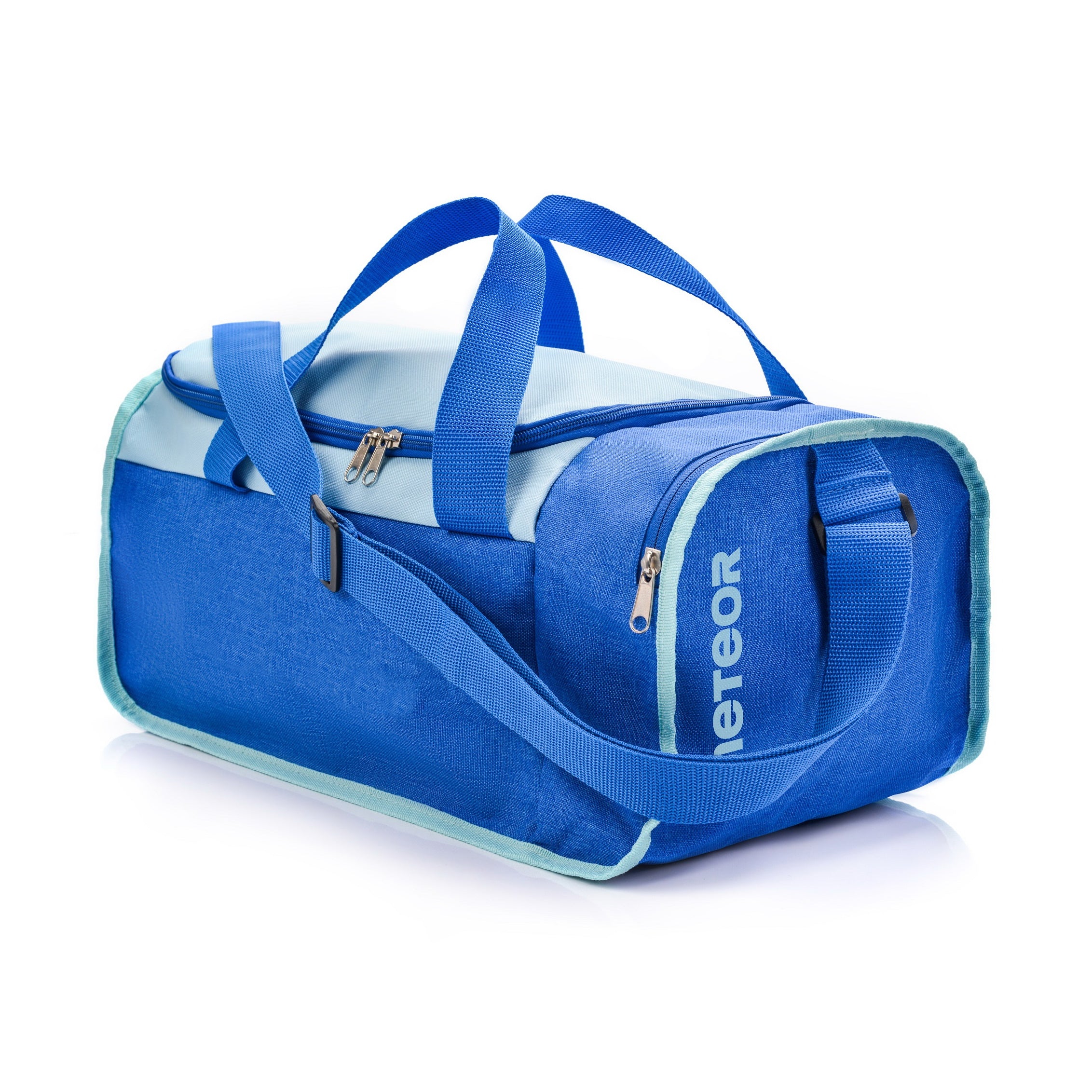 Meteor Nepr 20L Gym Duffel Cabin Holdall Bag - Lightweight Sports Luggage with Shoe Compartment, Shoulder Strap, Underseat Hand Size for Travel Workout Weekend Overnight