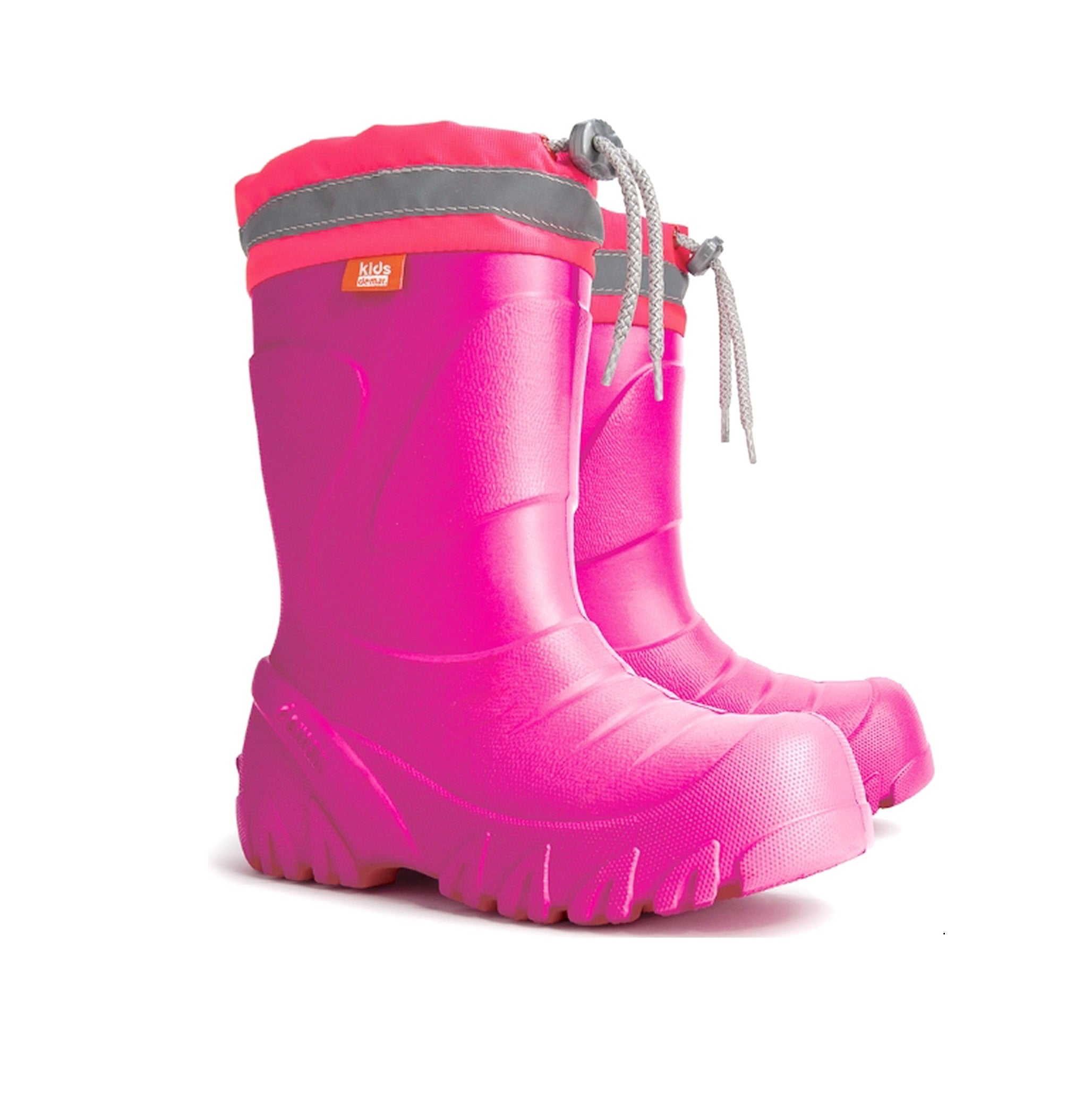 Demar Mammoth Toddler Wellington Boots Boys Girls Warm Wool-Lined Children Wellington Boots