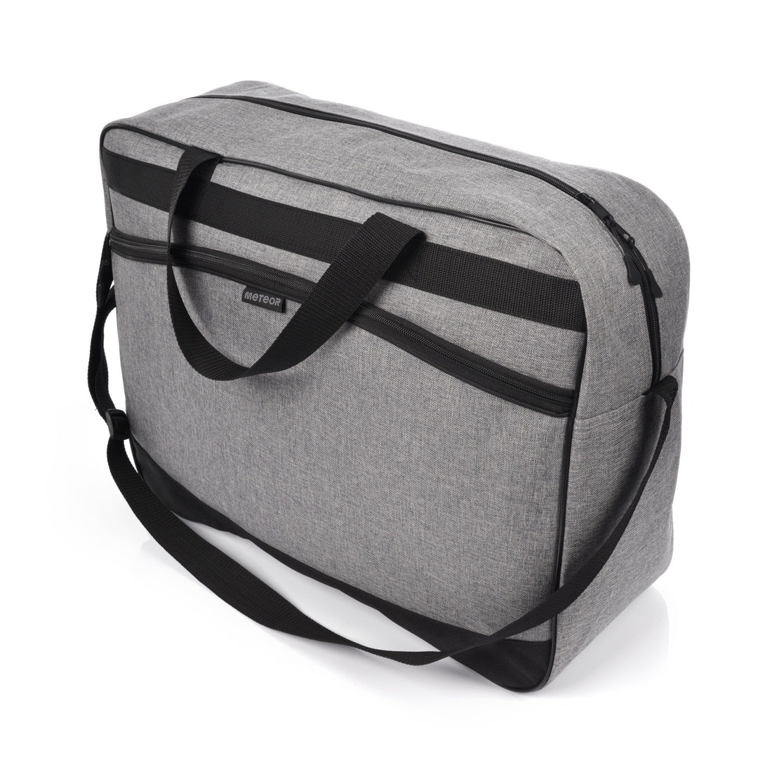 meteor Gym Duffel Cabin Holdall Bag - Lightweight Sports Luggage with Shoe Compartment, Shoulder Strap, Underseat Hand Size for Travel Workout Weekend Overnight