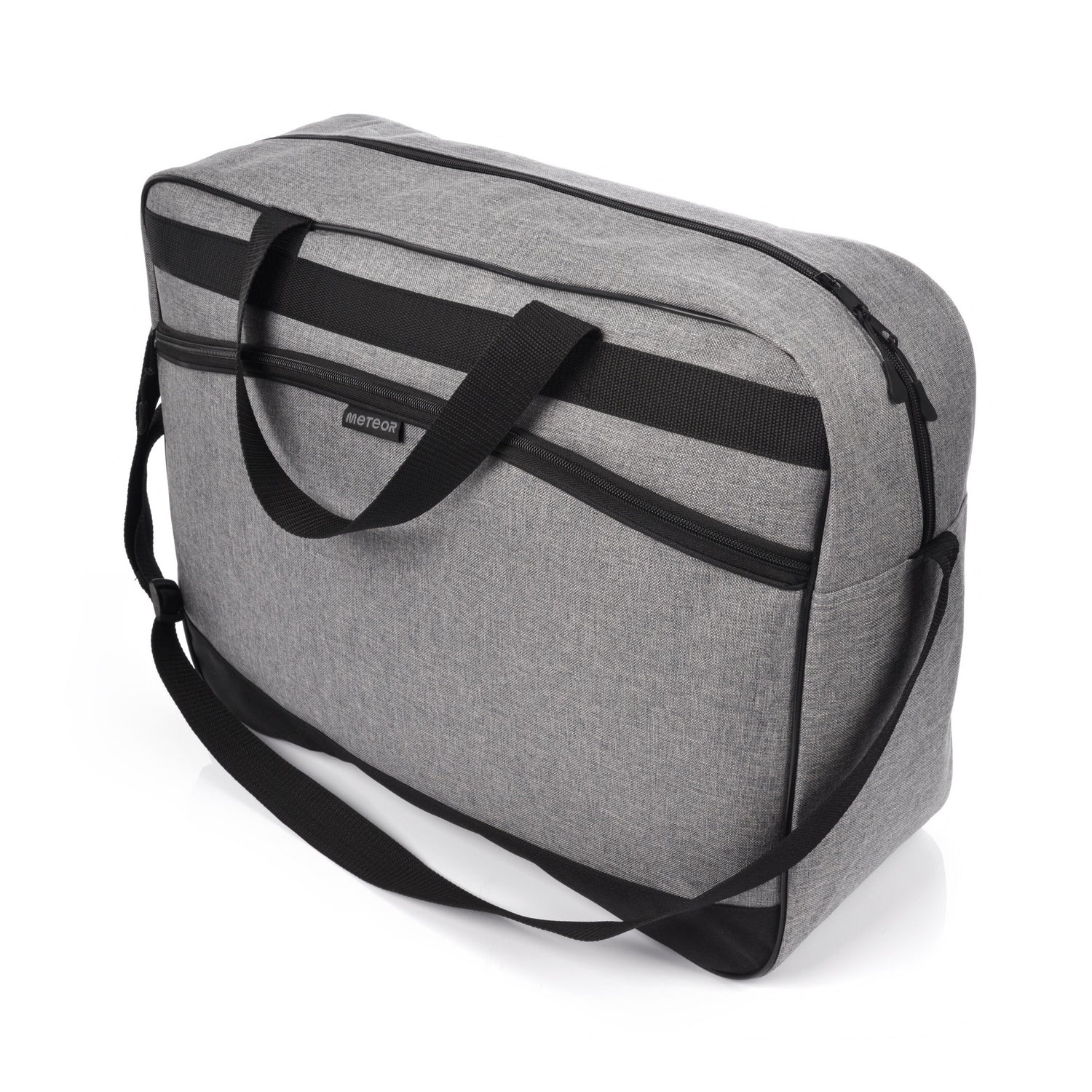 meteor Gym Duffel Cabin Holdall Bag - Lightweight Sports Luggage with Shoe Compartment, Shoulder Strap, Underseat Hand Size for Travel Workout Weekend Overnight