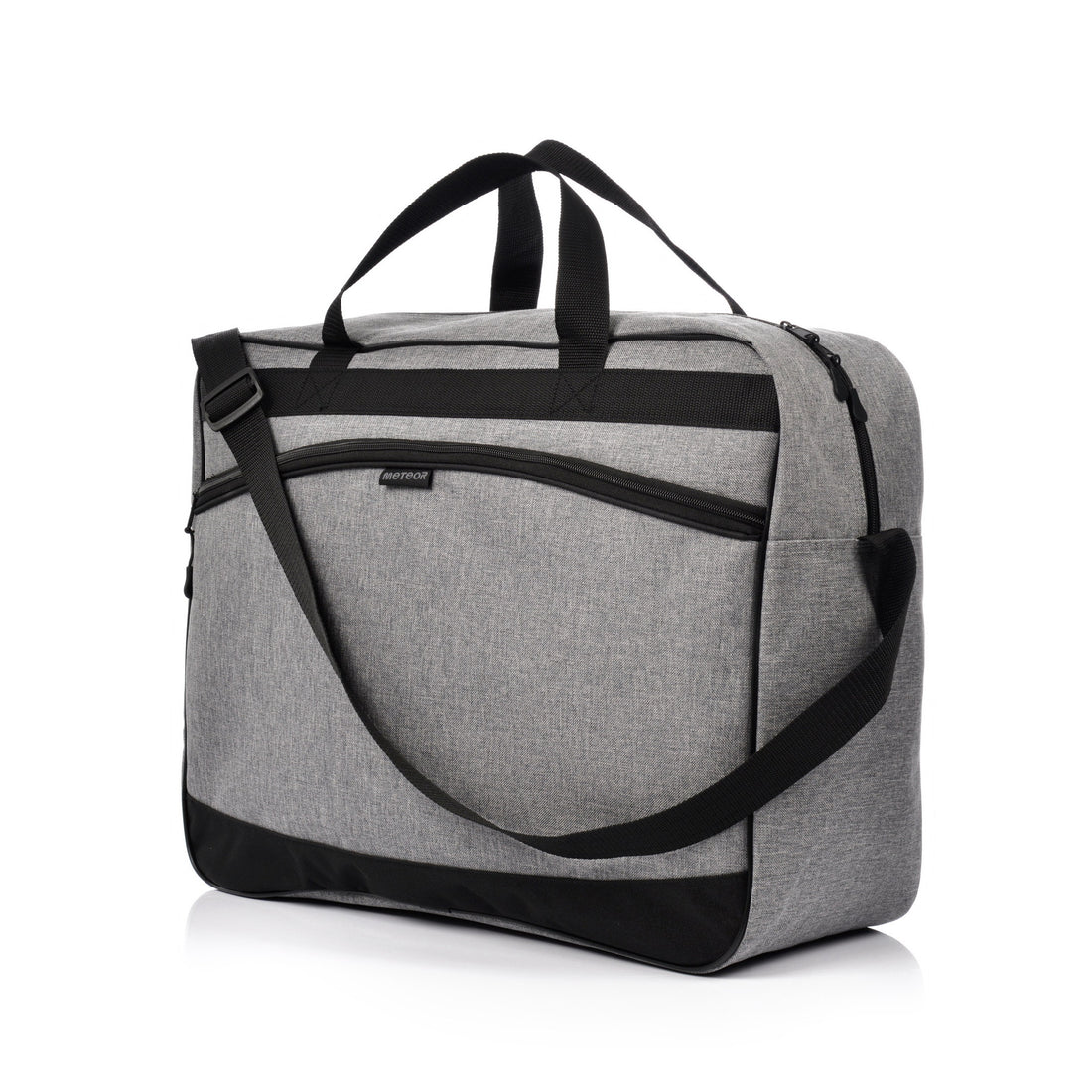 meteor Gym Duffel Cabin Holdall Bag - Lightweight Sports Luggage with Shoe Compartment, Shoulder Strap, Underseat Hand Size for Travel Workout Weekend Overnight