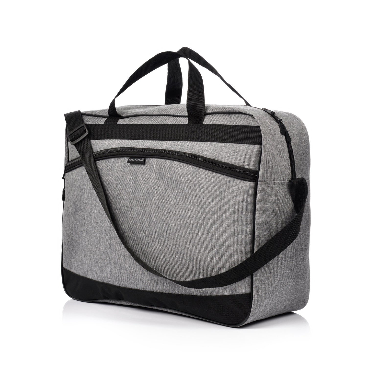 meteor Gym Duffel Cabin Holdall Bag - Lightweight Sports Luggage with Shoe Compartment, Shoulder Strap, Underseat Hand Size for Travel Workout Weekend Overnight