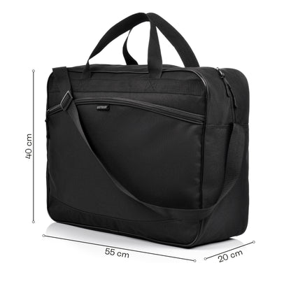 meteor Gym Duffel Cabin Holdall Bag - Lightweight Sports Luggage with Shoe Compartment, Shoulder Strap, Underseat Hand Size for Travel Workout Weekend Overnight