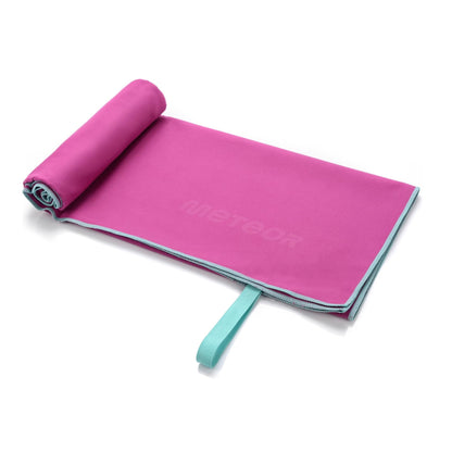 Meteor microfibre towel – Lightweight travel towel for gym, swimming, backpacking – Compact &amp; quick-dry gym towels with carry pouch – Travels Ideal for everyday use and trips