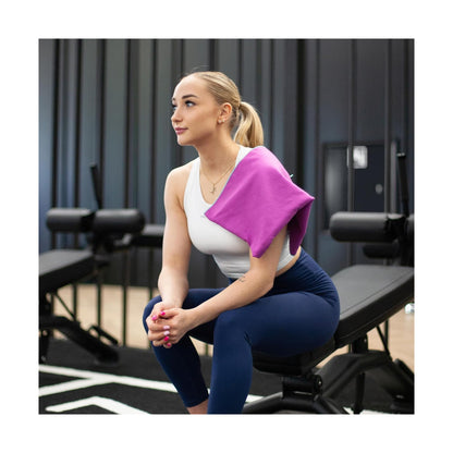 Meteor microfibre towel – Lightweight travel towel for gym, swimming, backpacking – Compact &amp; quick-dry gym towels with carry pouch – Travels Ideal for everyday use and trips