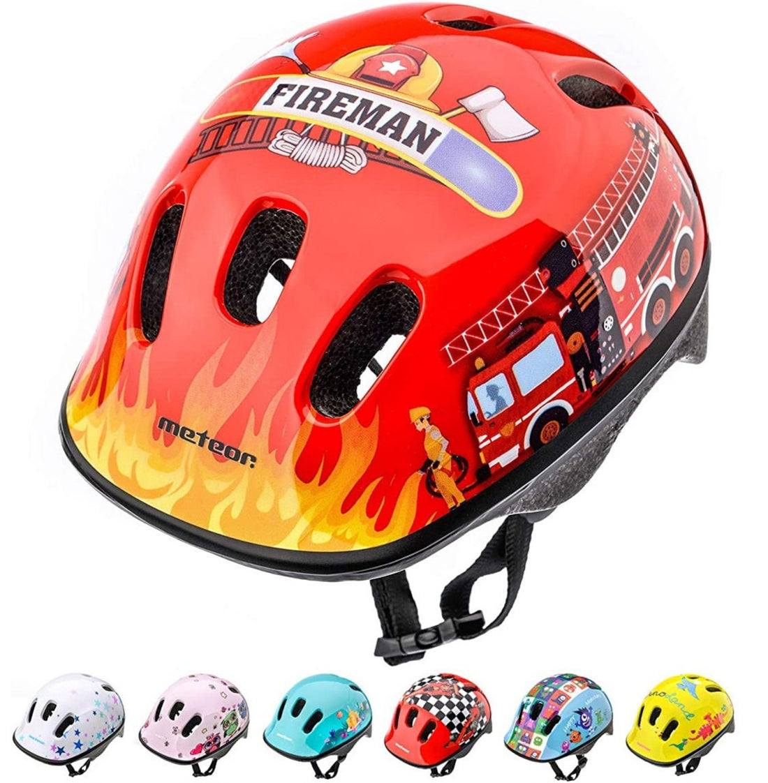 Helmet For Baby Kids Toddler Childrens Boys Girls Cycle Safety Crash Small Sizes Child MTB Bike Bicycle Skateboard Scooter Lightweight Adjustable Breathable KS06