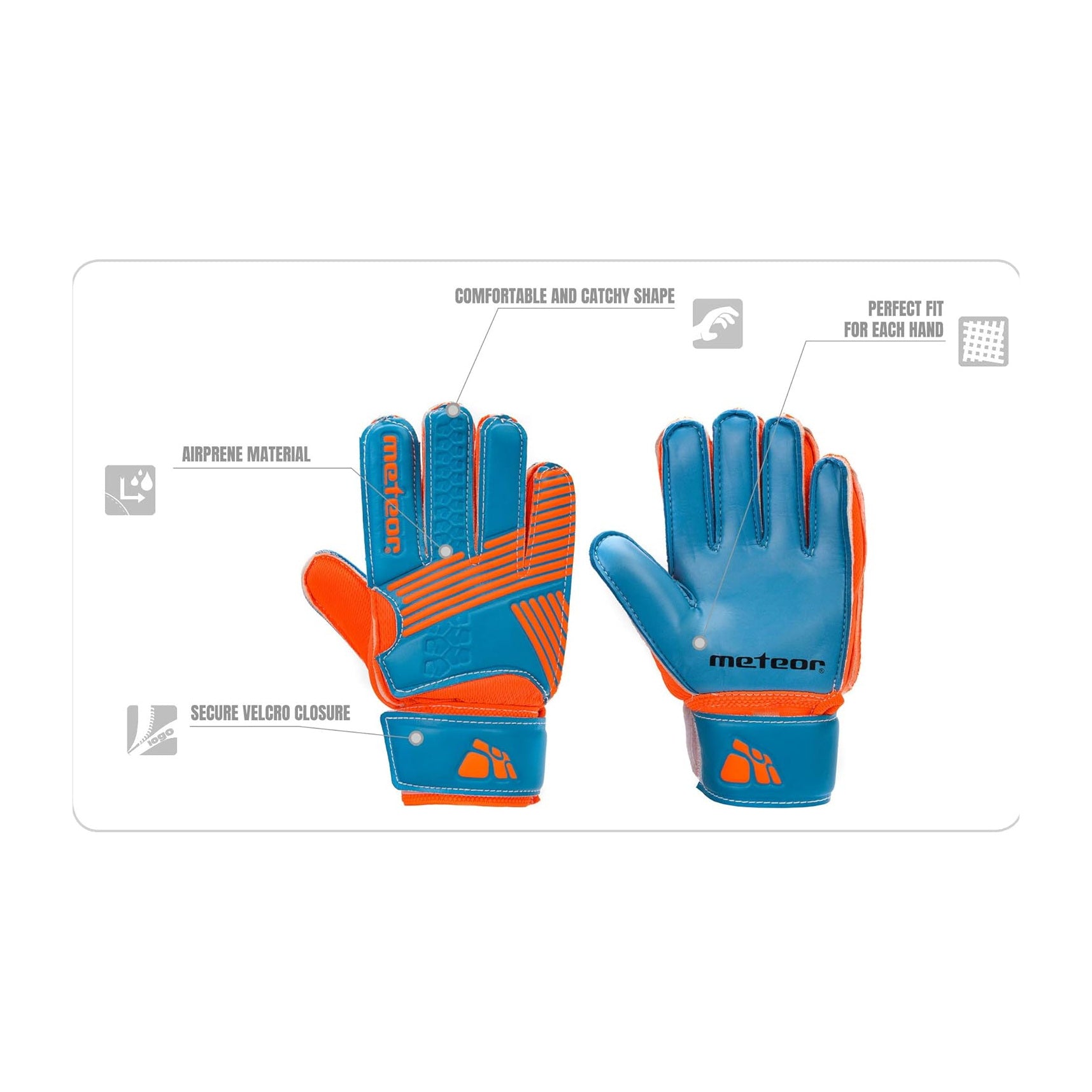 Meteor - CATCH Goalkeeper Gloves for Kids &amp; Adults
