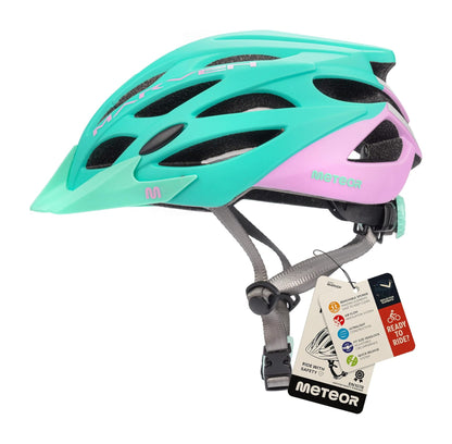 Meteor Marven Adult Bike Helmet – Lightweight, Ventilated &amp; Built for Safety