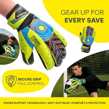 Meteor - DEFENCE Goalkeeper Gloves for Kids &amp; Adults