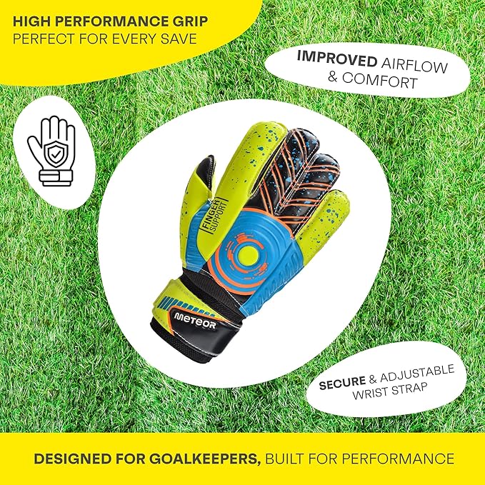 Meteor - DEFENCE Goalkeeper Gloves for Kids &amp; Adults