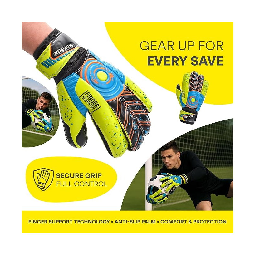Meteor - DEFENCE Goalkeeper Gloves for Kids &amp; Adults