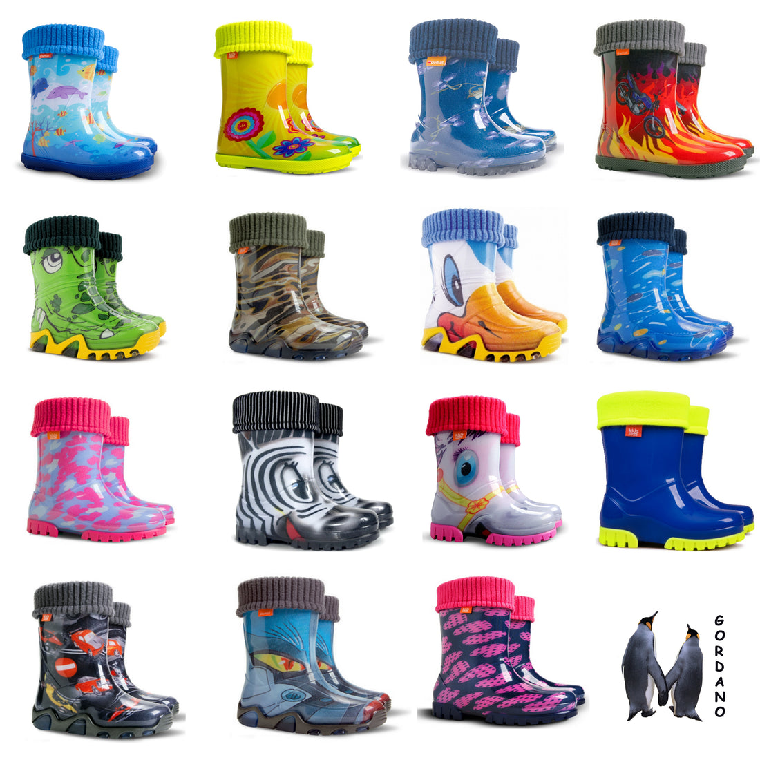 Demar Toddler Wellington Boots Boys Girls Lined Children Wellington Boots