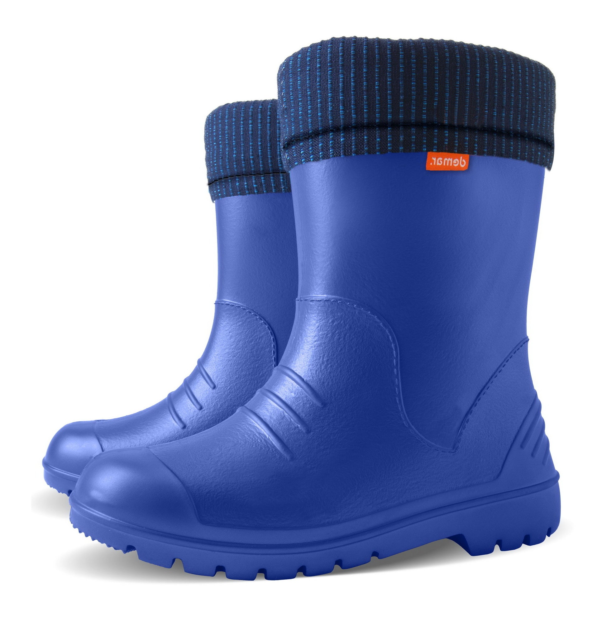Demar Dino EVA Toddler Wellington Boots Wool Lined Kids Boys Girls Winter