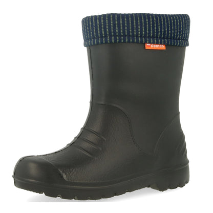 Demar Dino EVA Toddler Wellington Boots Wool Lined Kids Boys Girls Winter