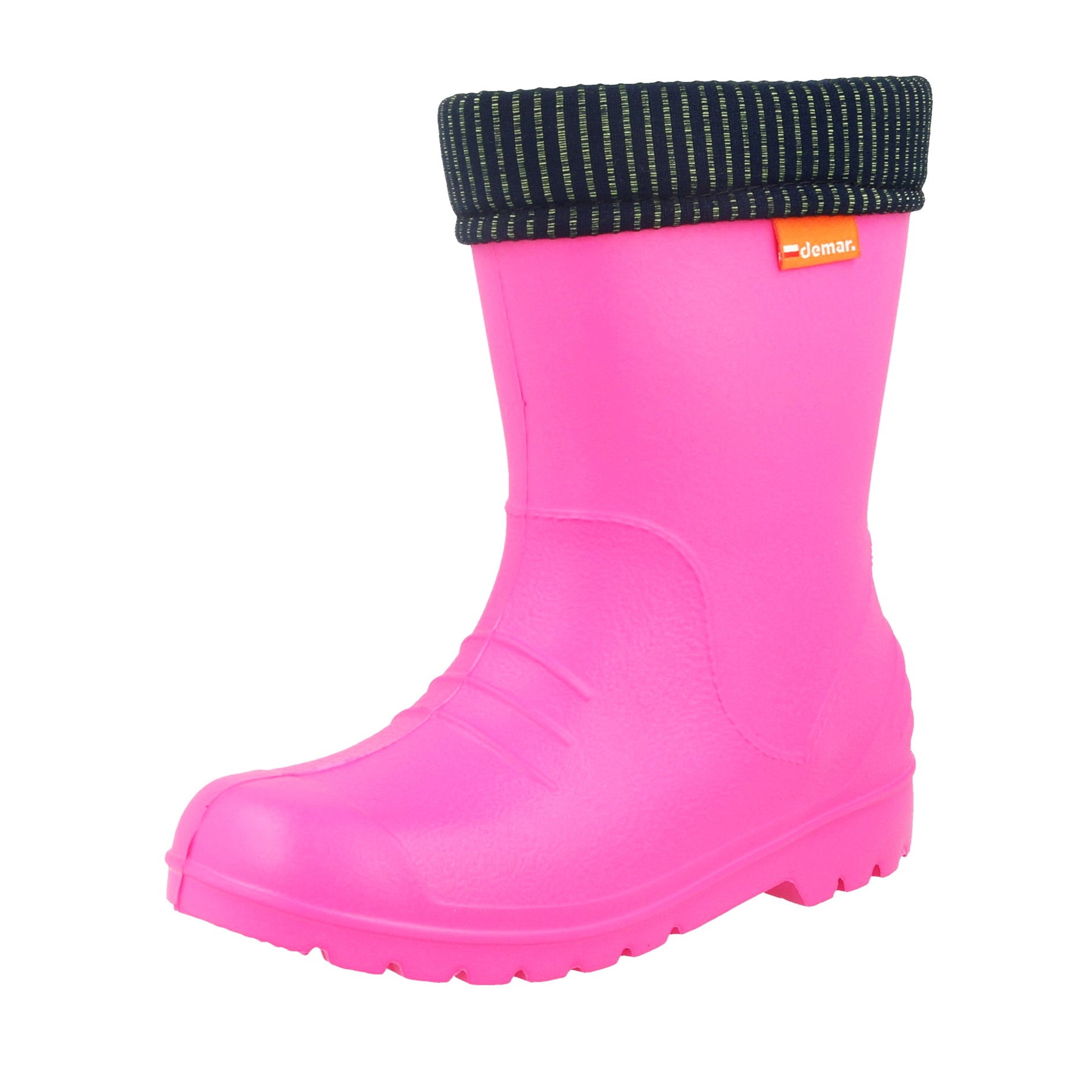 Demar Dino EVA Toddler Wellington Boots Wool Lined Kids Boys Girls Winter