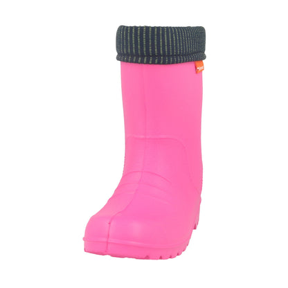 Demar Dino EVA Toddler Wellington Boots Wool Lined Kids Boys Girls Winter