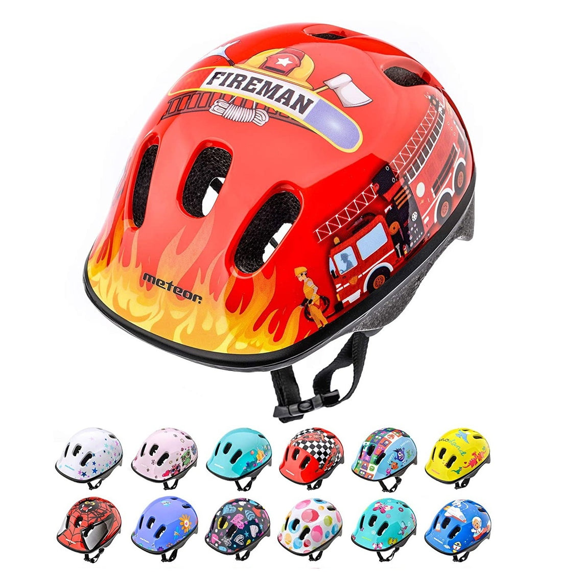 Helmet For Baby Kids Toddler Childrens Boys Girls Cycle Safety Crash Small Sizes Child MTB Bike Bicycle Skateboard Scooter Lightweight Adjustable Breathable KS06