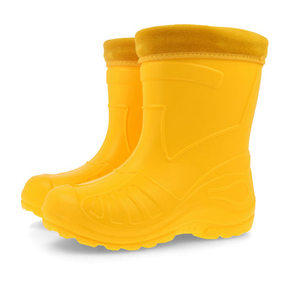 Gordano 050 Ultra Light EVA Kids Girls Wellington Boots Rainy Snow Wellies Red Very Warm Liners