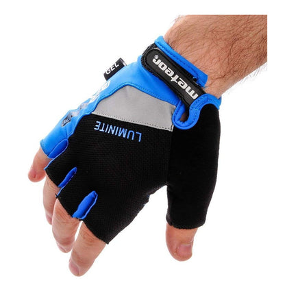 Meteor Gel GX35 Fingerless Cycling Gloves – Breathable, Anti-Slip – Kids &amp; Adult