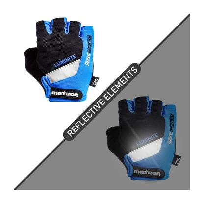Meteor Gel GX35 Fingerless Cycling Gloves – Breathable, Anti-Slip – Kids &amp; Adult