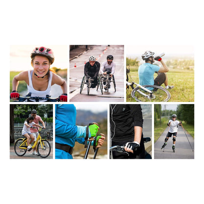 Meteor Gel GX35 Fingerless Cycling Gloves – Breathable, Anti-Slip – Kids &amp; Adult