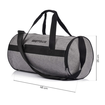 Meteor Sirin 25L Gym Duffel Cabin Holdall Bag - Lightweight Sports Luggage with Shoe Compartment, Shoulder Strap, Underseat Hand Size for Travel Workout Weekend Overnight