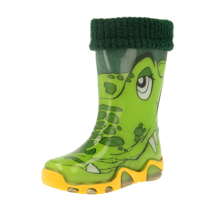 Demar Toddler Wellington Boots Boys Girls Lined Children Wellington Boots